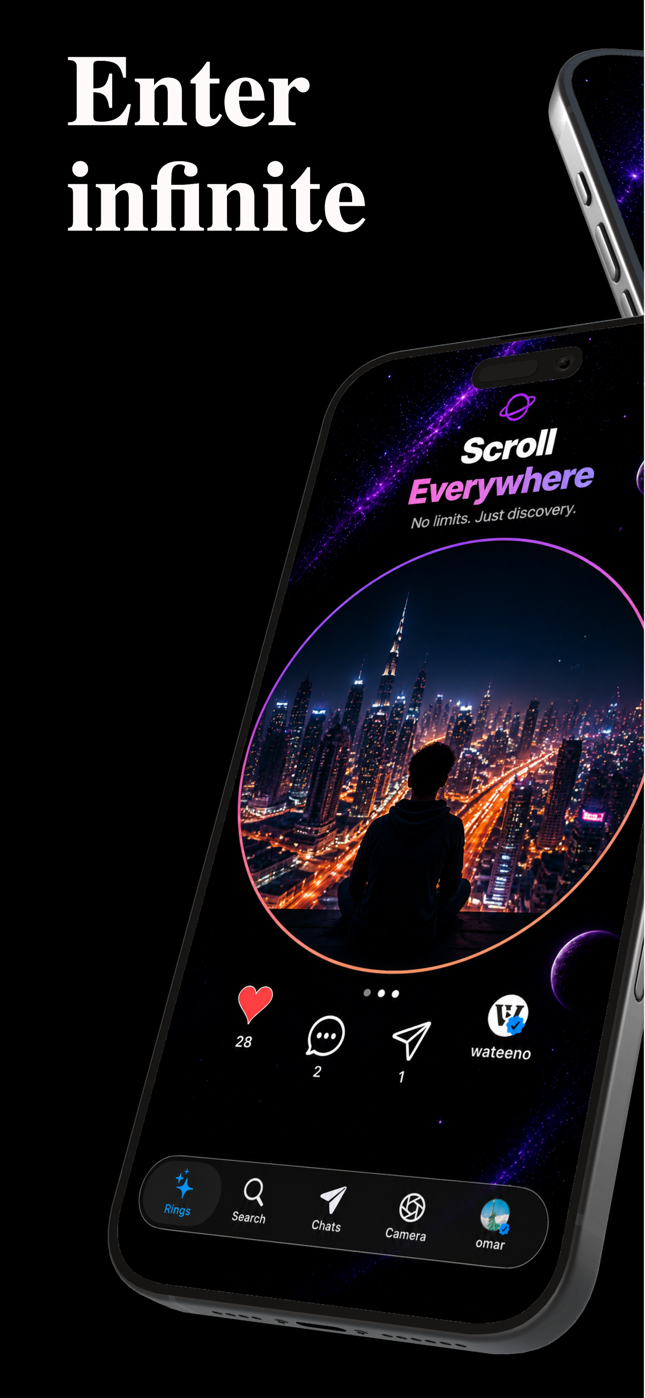 Wateeno Rings feed App Store screenshot