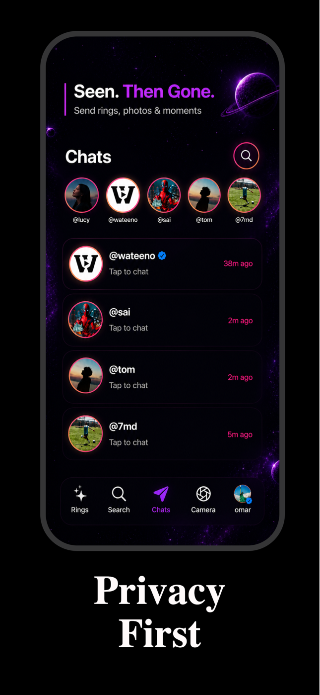 Wateeno chats App Store screenshot